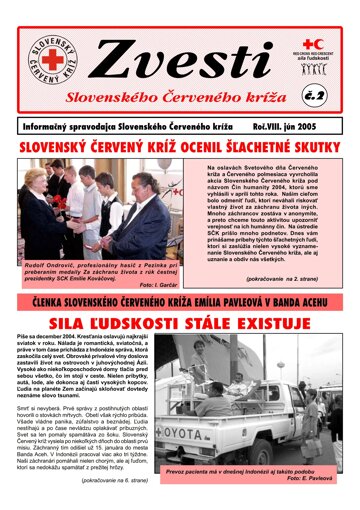 Obálka e-magazínu Zvesti jun 2005