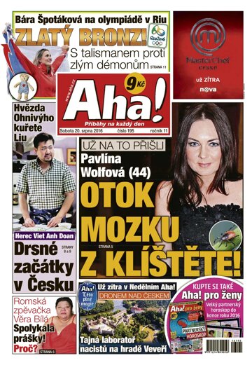 Obálka e-magazínu AHA! 20.8.2016