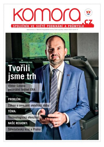 Obálka e-magazínu Komora 3/2018