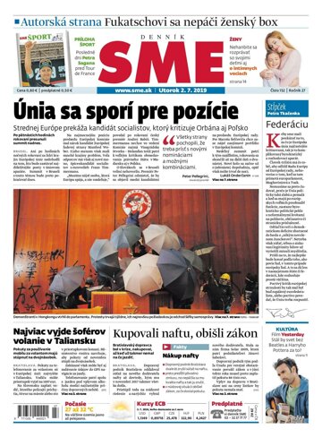 Obálka e-magazínu SME 7.2.2019