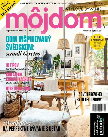 Obálka e-magazínu Môj dom 9/2019