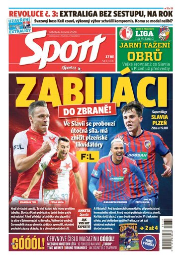 Obálka e-magazínu Sport 6.6.2020