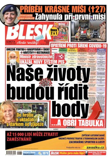 Obálka e-magazínu Blesk 14.11.2020