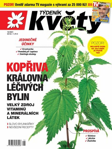 Obálka e-magazínu Týdeník Květy 16/2021