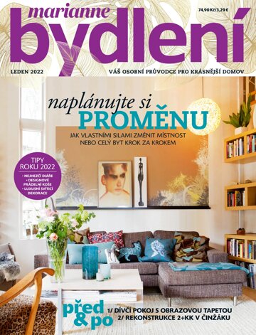 Obálka e-magazínu Marianne bydlení 1/2022