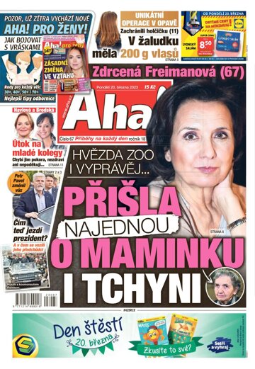 Obálka e-magazínu AHA! 20.3.2023