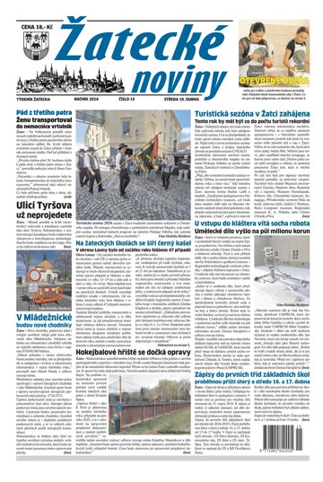 Obálka e-magazínu Žatecké noviny 15/24