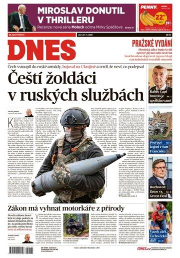 Obálka e-magazínu MF Dnes 27.5.2025