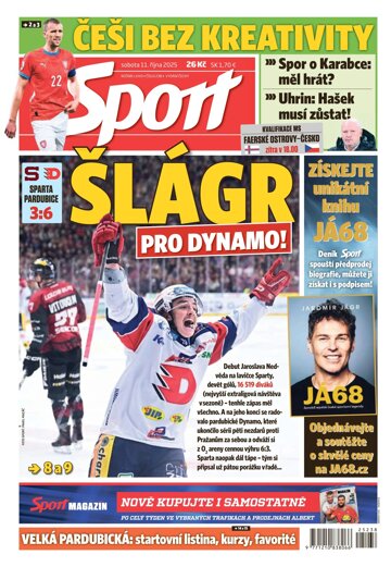 Obálka e-magazínu Sport 11.10.2025
