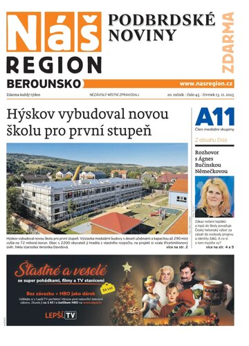 Obálka e-magazínu Náš Region - Berounsko 45/2025