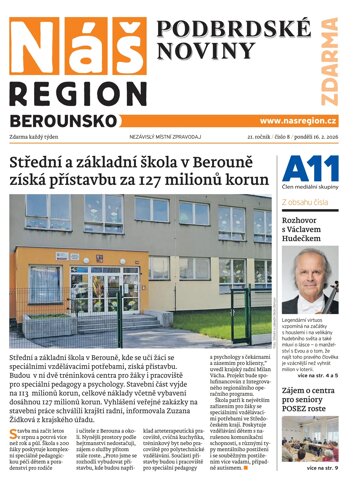 Obálka e-magazínu Náš Region - Berounsko 8/2026