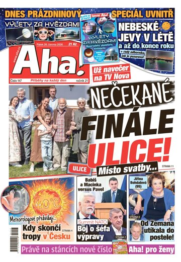 Obálka e-magazínu AHA! 26.6.2026