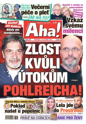 Obálka e-magazínu AHA! 22.8.2026