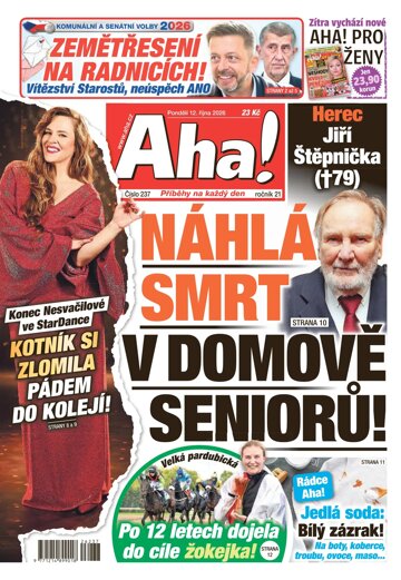 Obálka e-magazínu AHA! 12.10.2026
