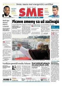 Obálka e-magazínu SME 27.12.2012
