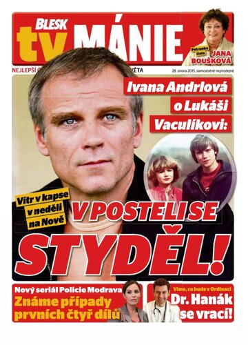 Obálka e-magazínu Blesk Tv manie 28.2.2015