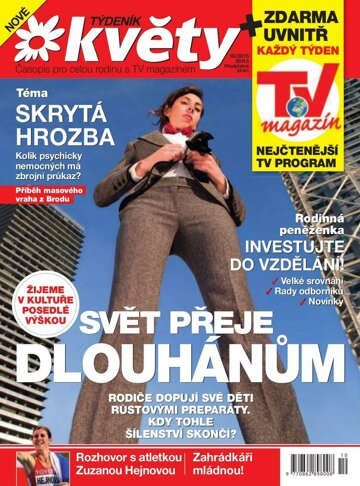 Obálka e-magazínu Týdeník Květy 10/2015