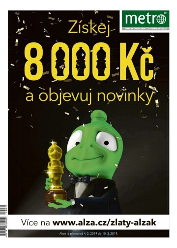 Obálka e-magazínu deník METRO 19.2.2019