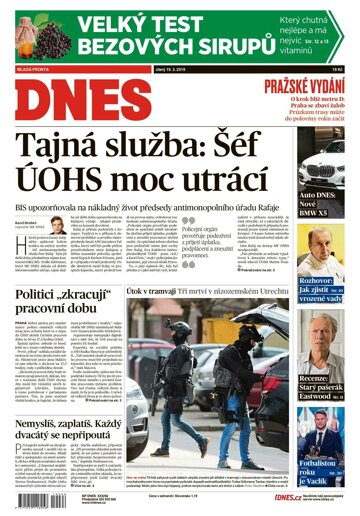 Obálka e-magazínu MF Dnes 19.3.2019