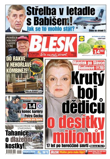 Obálka e-magazínu Blesk 30.5.2019