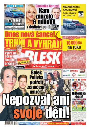 Obálka e-magazínu Blesk 25.2.2020