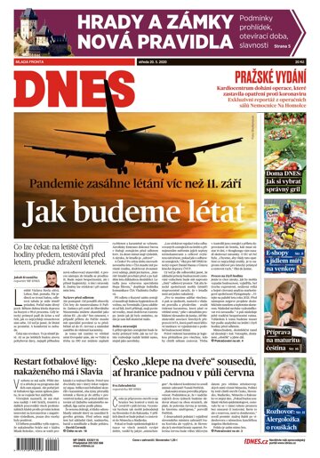 Obálka e-magazínu MF Dnes 20.5.2020