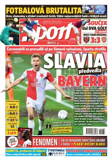 Obálka e-magazínu Sport 22.3.2021