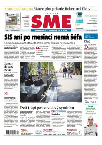 Obálka e-magazínu SME 26-4-2021