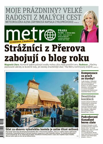 Obálka e-magazínu deník METRO 7.6.2021