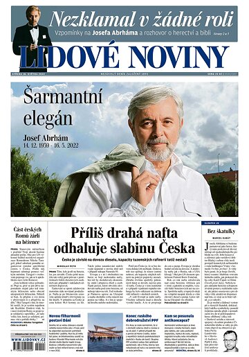 Obálka e-magazínu Lidové noviny 18.5.2022