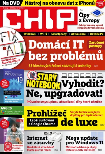 Obálka e-magazínu CHIP 10/2022