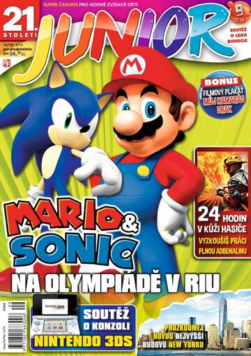 Obálka e-magazínu 21. století JUNIOR 9/16