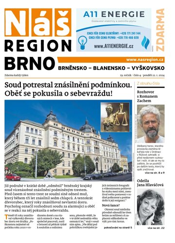 Obálka e-magazínu Náš Region - Brno 4/2024