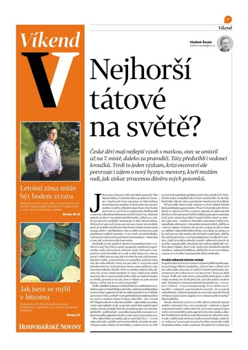 Obálka e-magazínu Hospodářské noviny - příloha Víkend 044 - 1.3.2024 Víkend