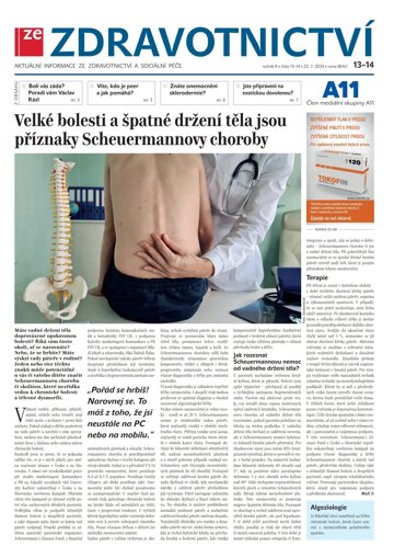 Obálka e-magazínu Ze Zdravotnictví 13-14/2024