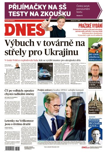 Obálka e-magazínu MF Dnes 26.3.2025