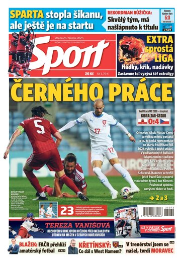 Obálka e-magazínu Sport 26.3.2025