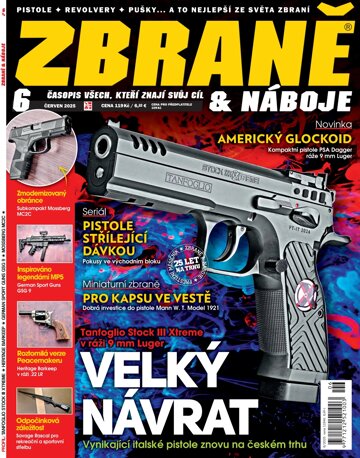 Obálka e-magazínu Zbraně & náboje 6/2025