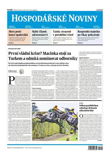 Obálka e-magazínu Hospodářské noviny 199 - 13.10.2025