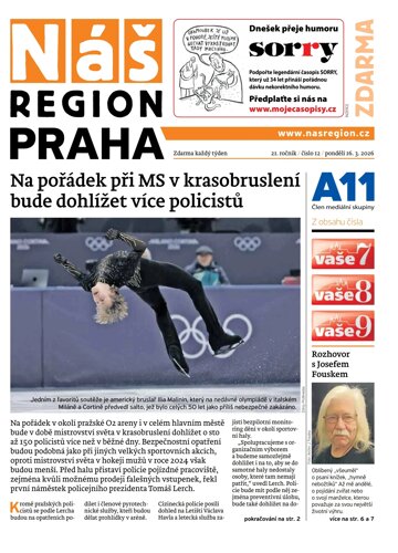 Obálka e-magazínu Náš Region - Praha 12/2026