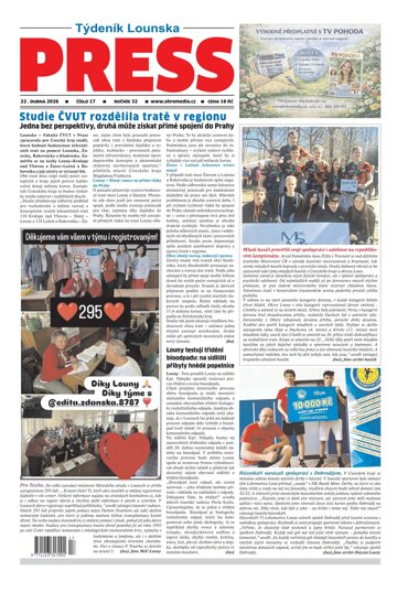 Obálka e-magazínu Lounský press 17/26