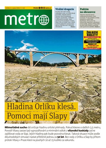 Obálka e-magazínu deník METRO 12.8.2026