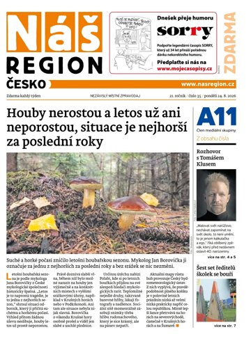 Obálka e-magazínu Náš Region - Česko 35/2026