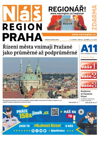 Obálka e-magazínu Náš Region - Praha 41/2026