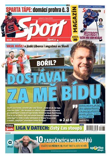 Obálka e-magazínu Sport 9.10.2026
