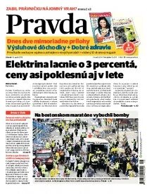 Obálka e-magazínu Pravda 16. 4. 2013