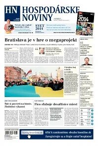 Obálka e-magazínu Hospodárske noviny 09.12.2013