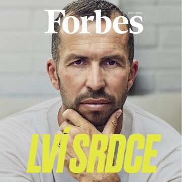 Obálka audioknihy Forbes srpen 2023