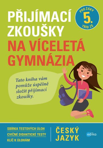 Obálka knihy Přijímací zkoušky na víceletá gymnázia – český jazyk