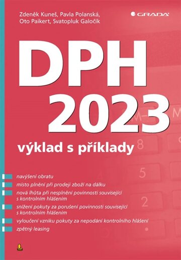 Obálka knihy DPH 2023 – výklad s příklady